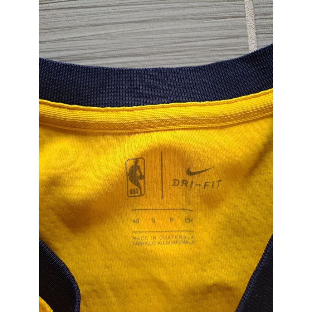 Victor Oladipo Indiana Pacers #4 Nike Swingman Jersey Yellow NBA Men's Small - Picture 7 of 10